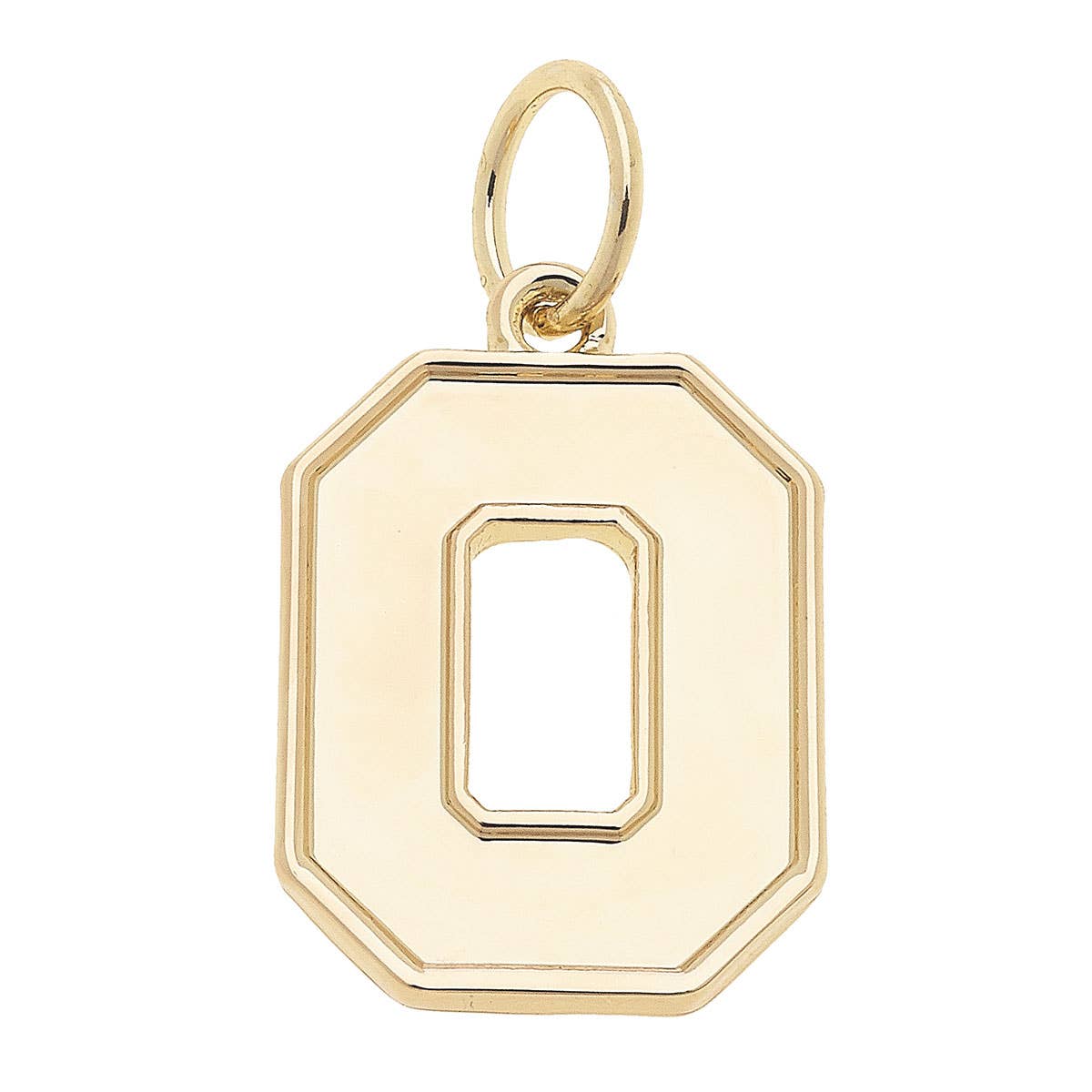 Ohio State Buckeyes Shiny Gold Logo Charm