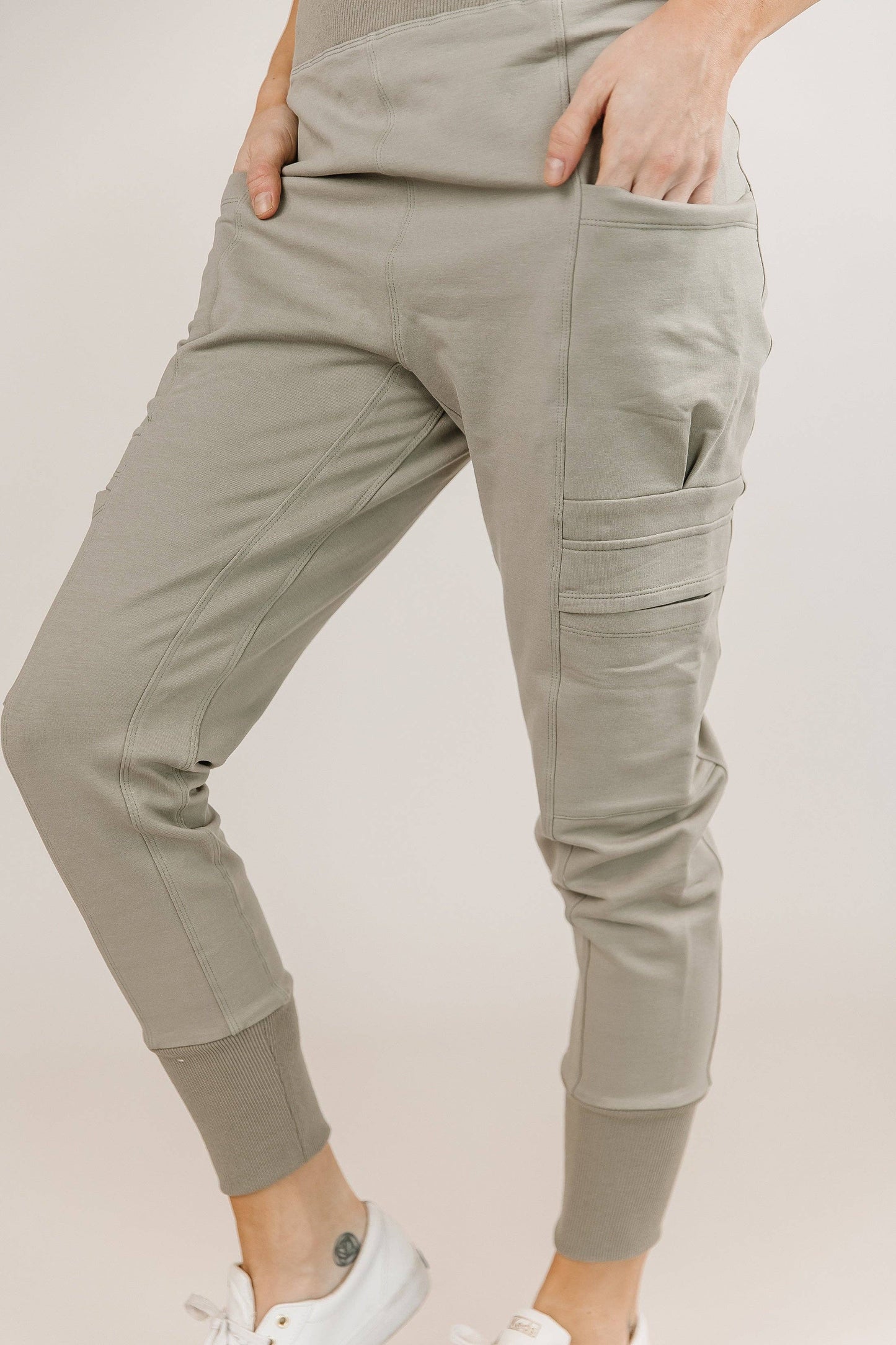 Level Up Joggers- Sage *Final Sale*