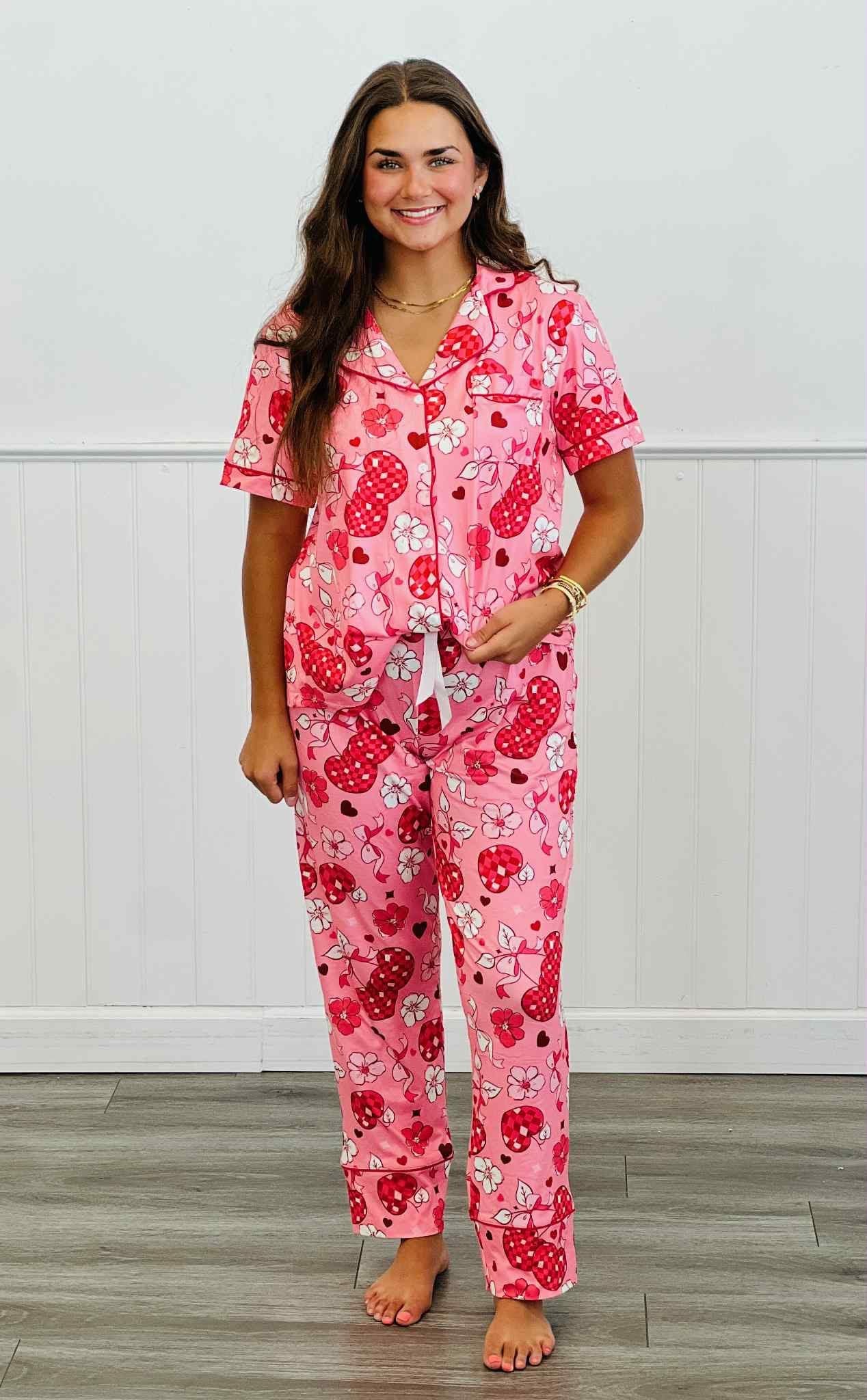 *PREORDER Button Down Pant PJ Set
