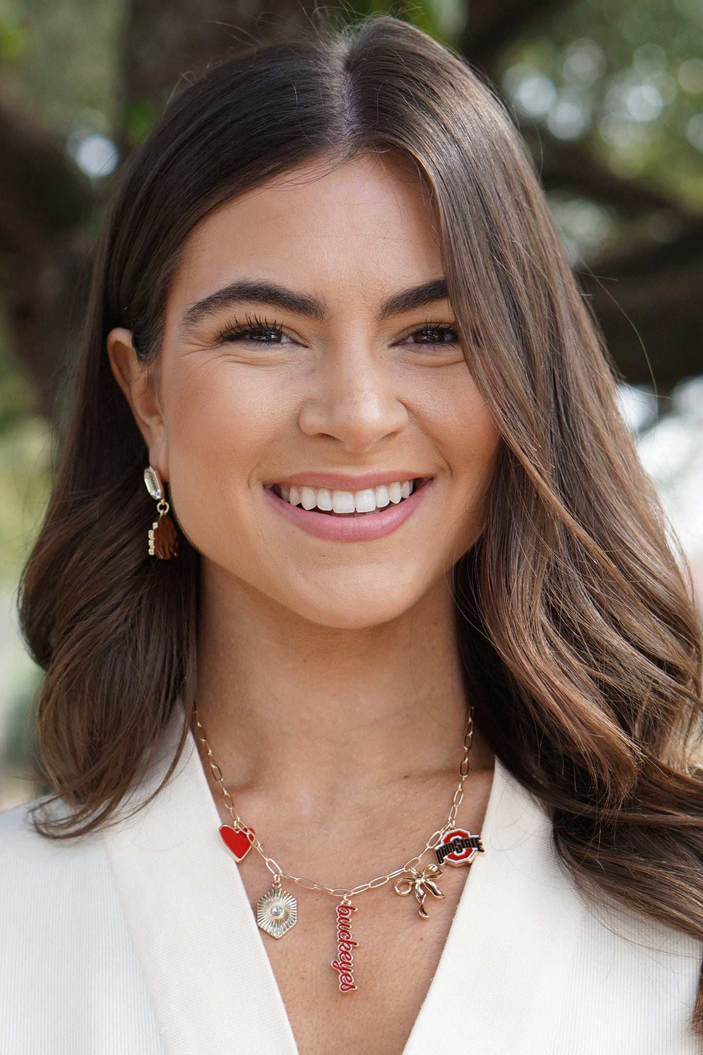 Ohio State Buckeyes Paper Clip Charm Collector Necklace