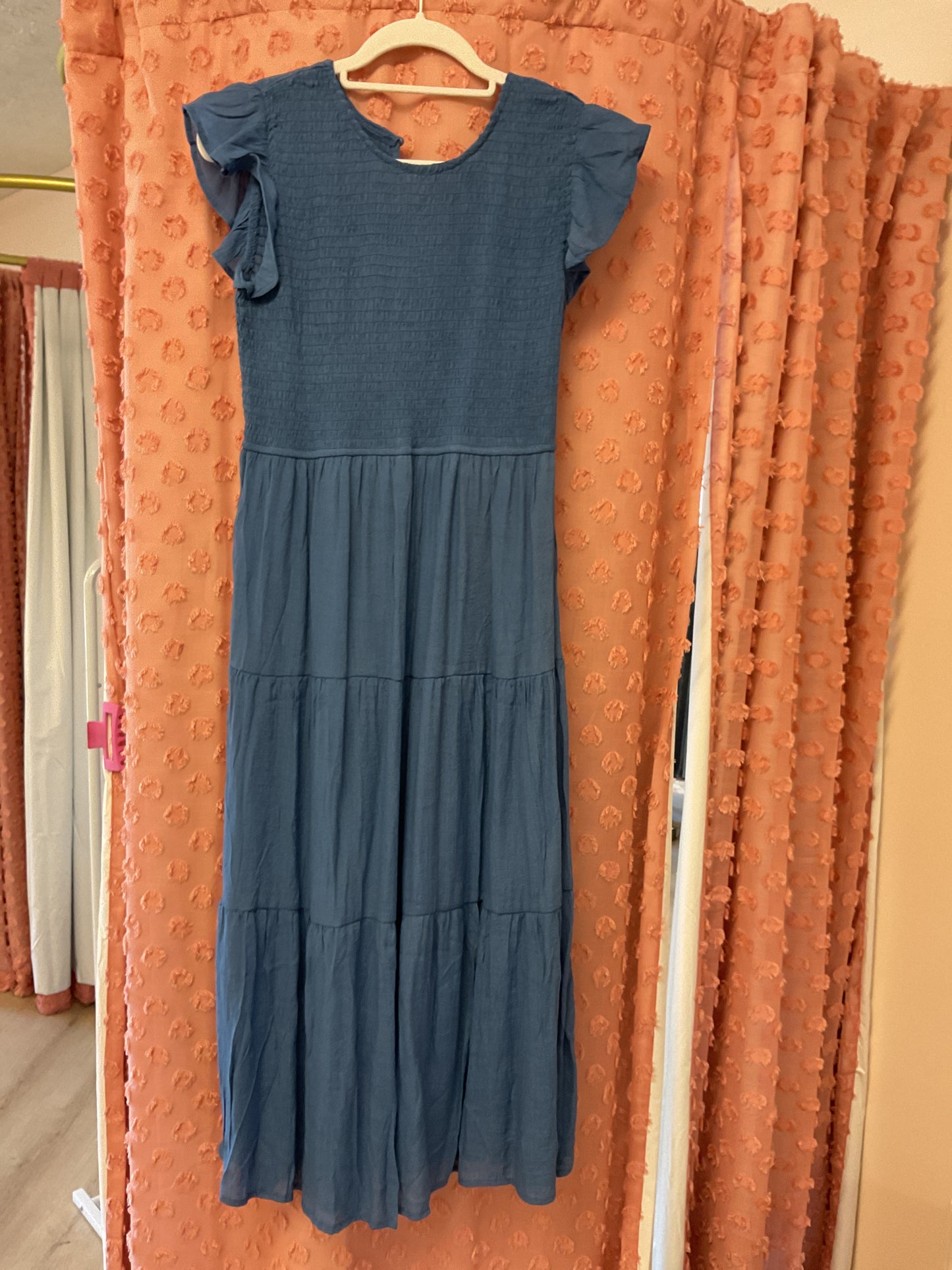 Round Neck Smocked Tier Dress *FINAL SALE*