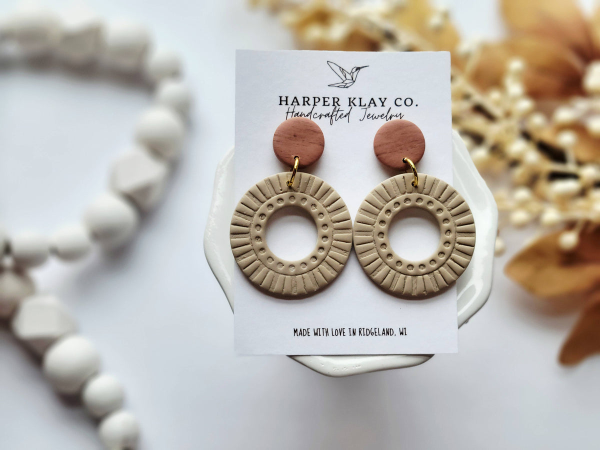 The Fringe Set- Polymer Clay Dangle Earrings