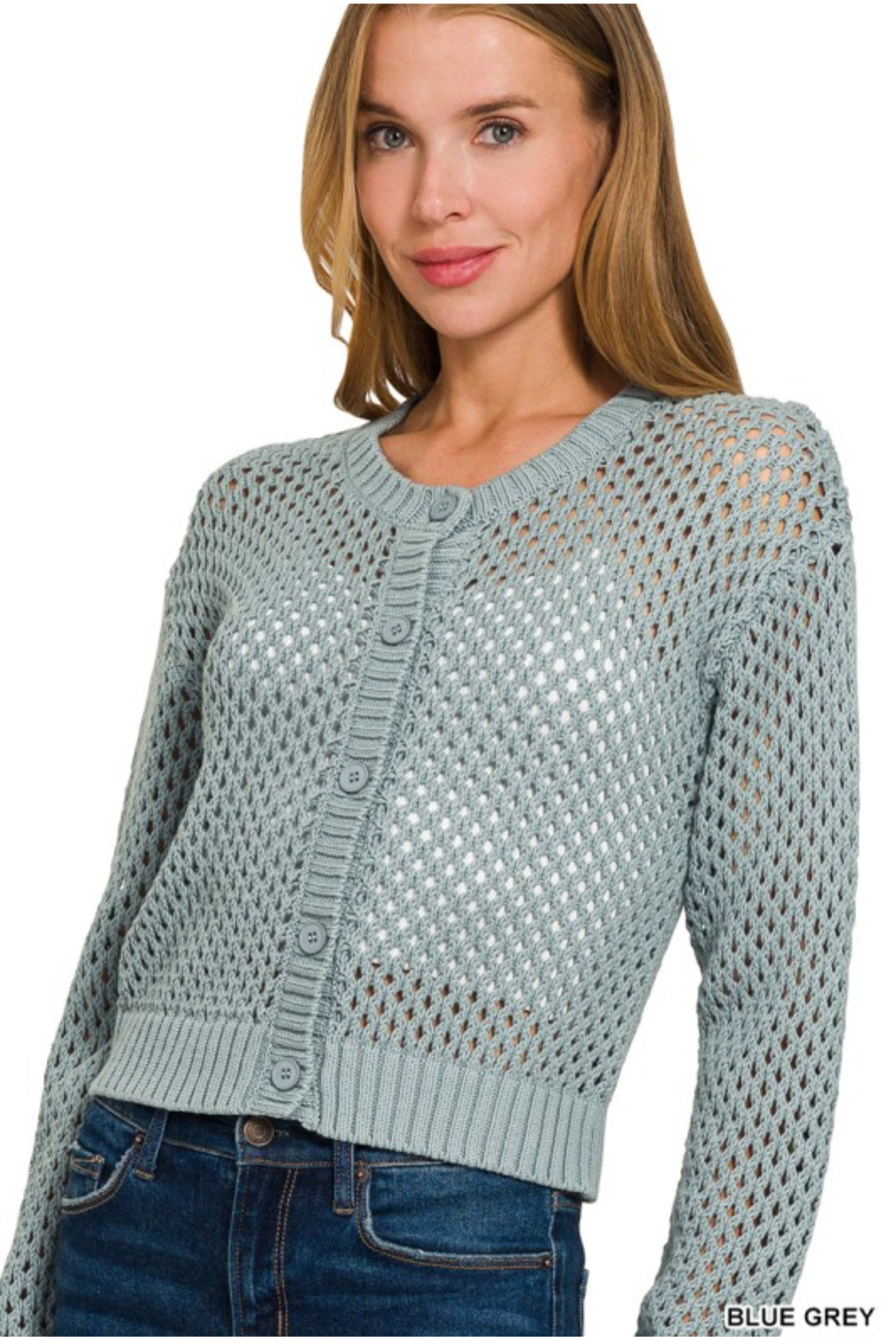 Crochet cardigan sweater