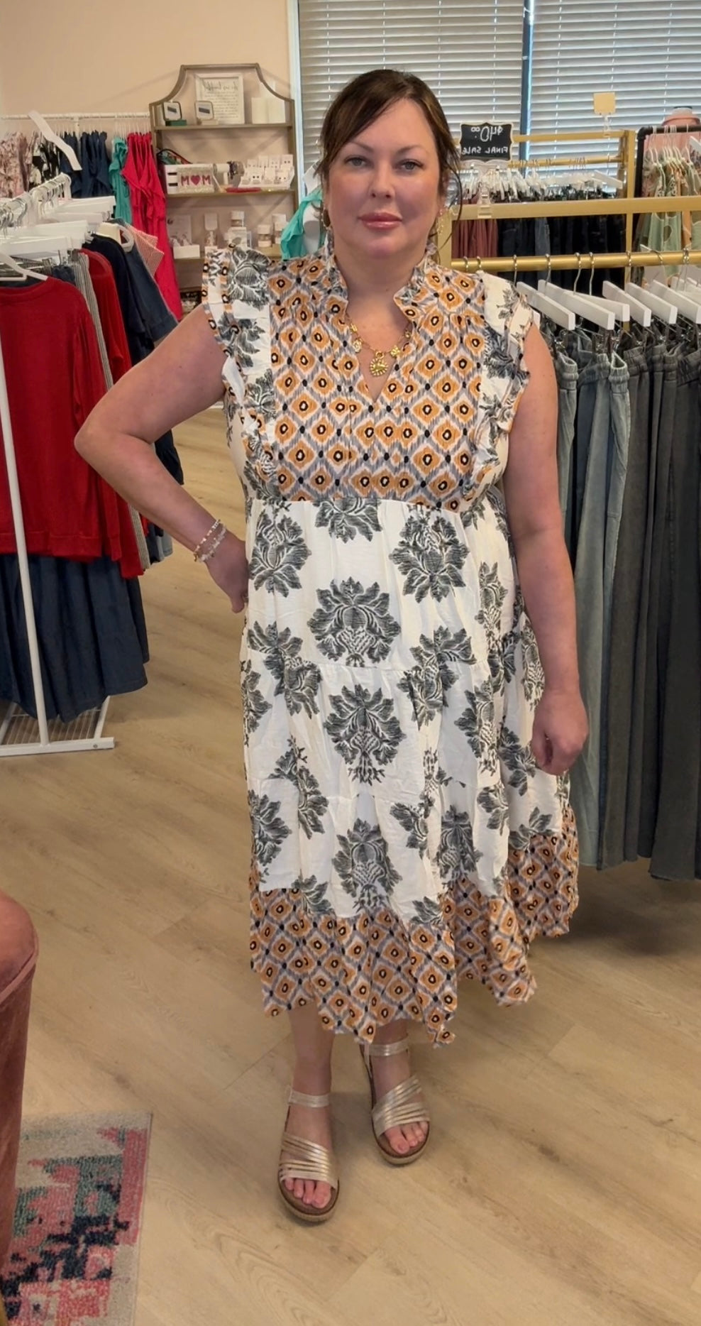 Umgee dress black mix