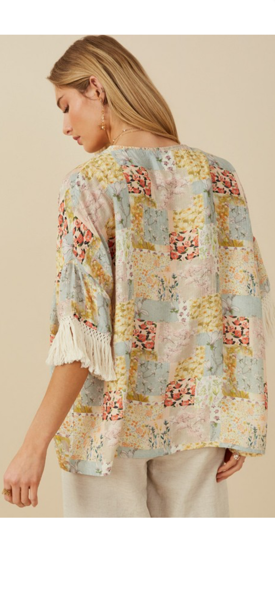 Fringed Kimono