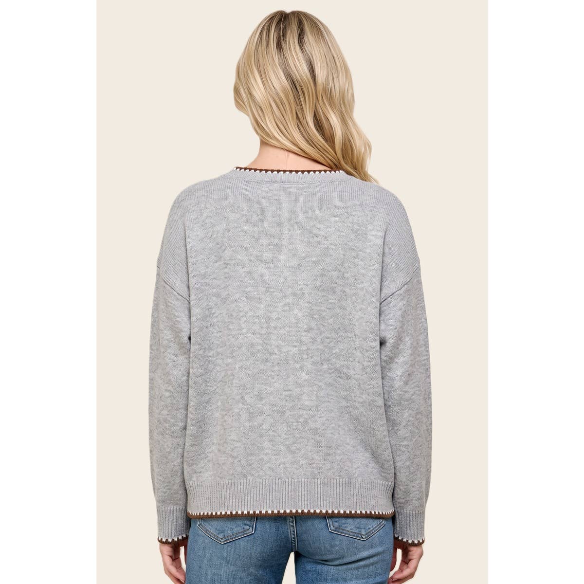 DOG JACQUARD SWEATER