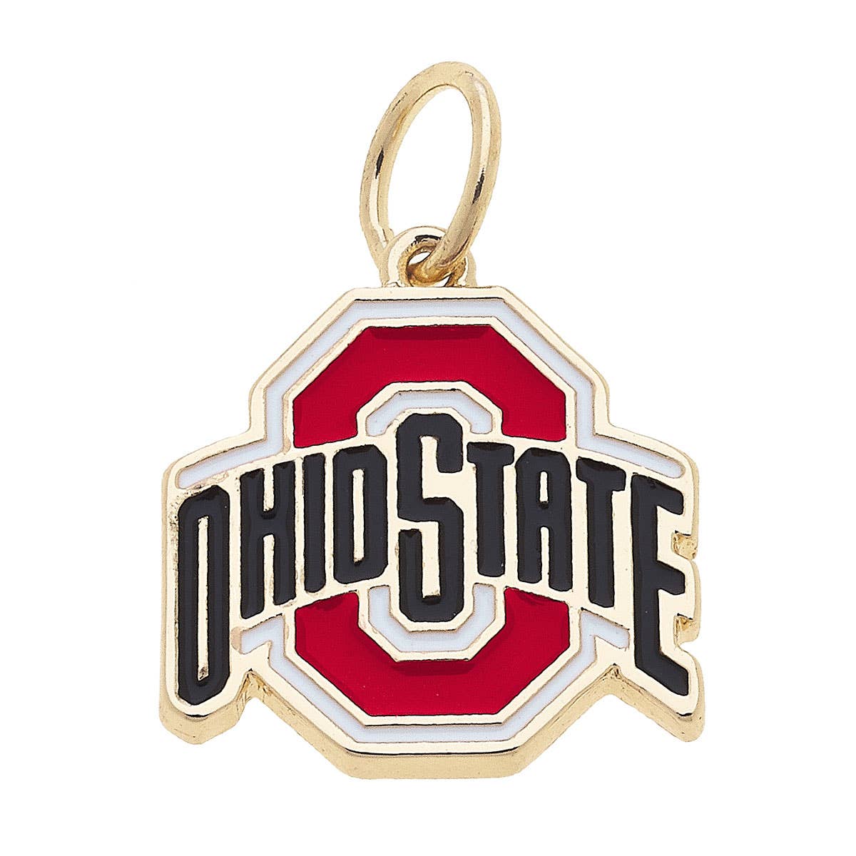 Ohio State Buckeyes Enamel Logo Charm