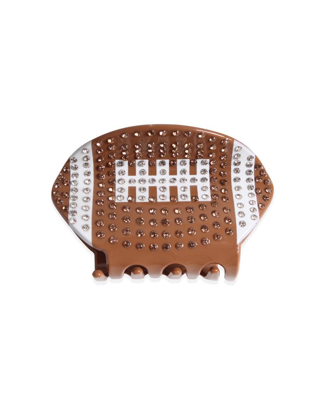 Rhinestone Football Clip