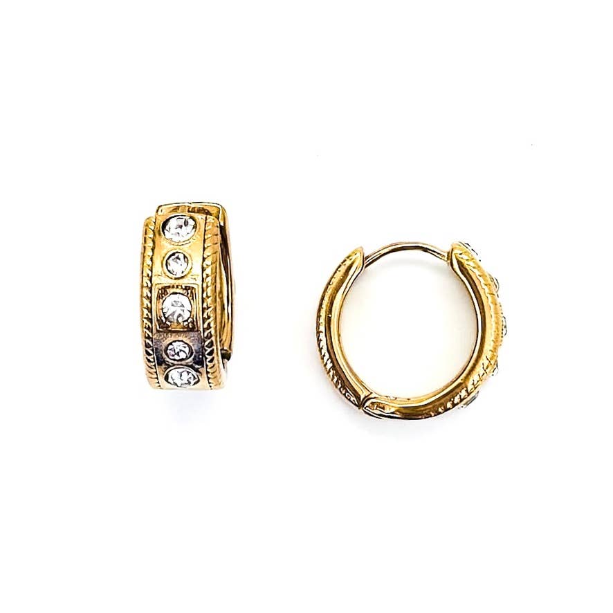 Emily Crystal Hoops