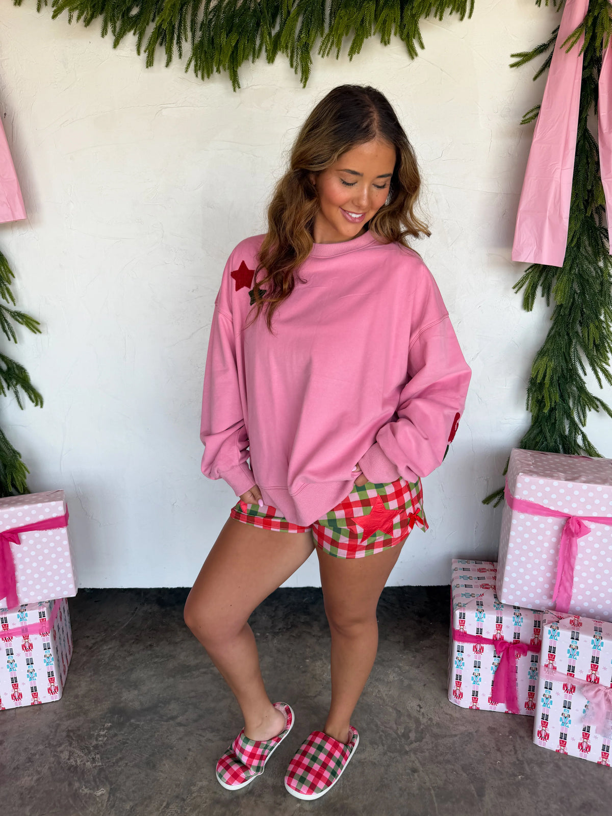 MERRY MESSAGE SWEATSHIRT