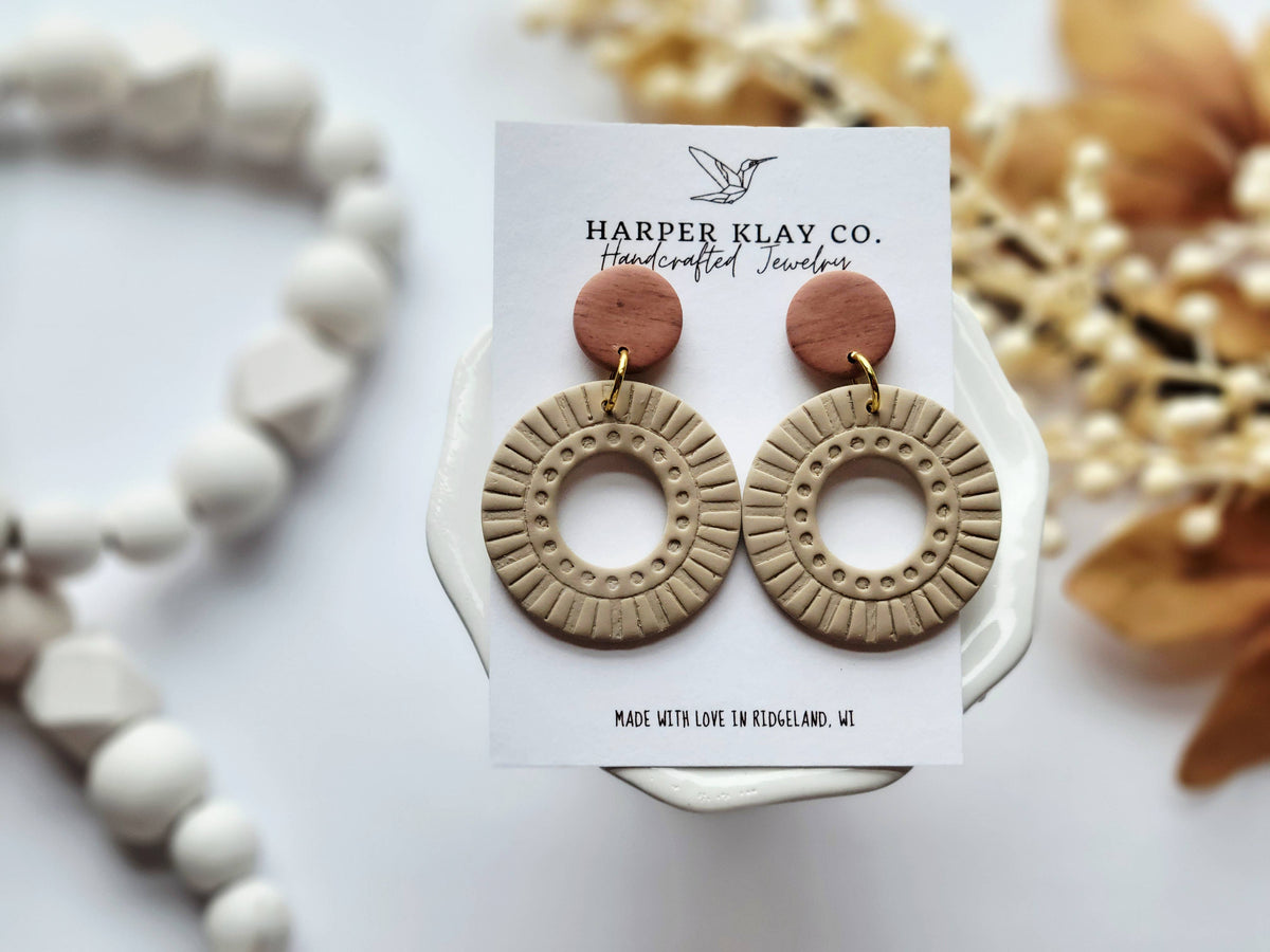 The Fringe Set- Polymer Clay Dangle Earrings