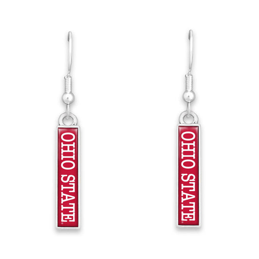 Ohio State Buckeyes Nameplate Earrings