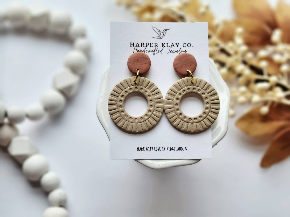 The Fringe Set- Polymer Clay Dangle Earrings