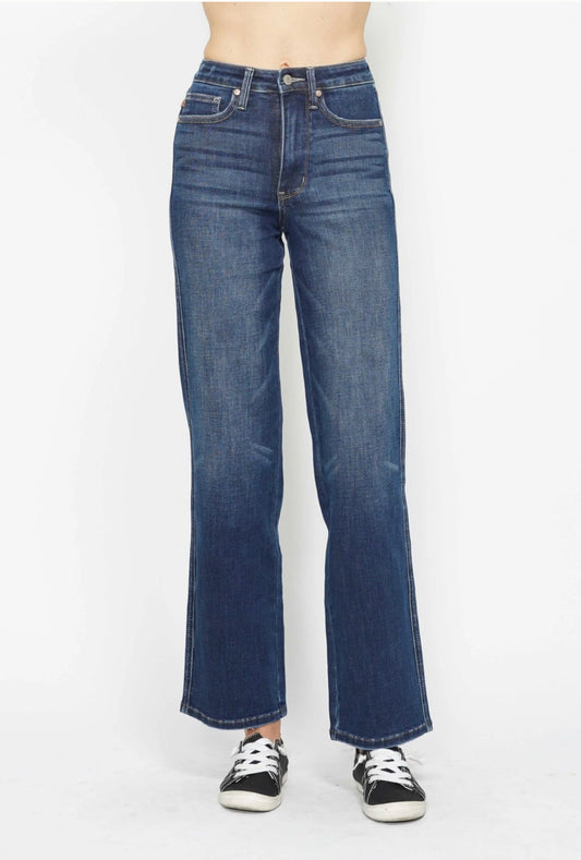 Judy Blue High Waist "Tummy Control" Classic Straight Denim Jeans 88869