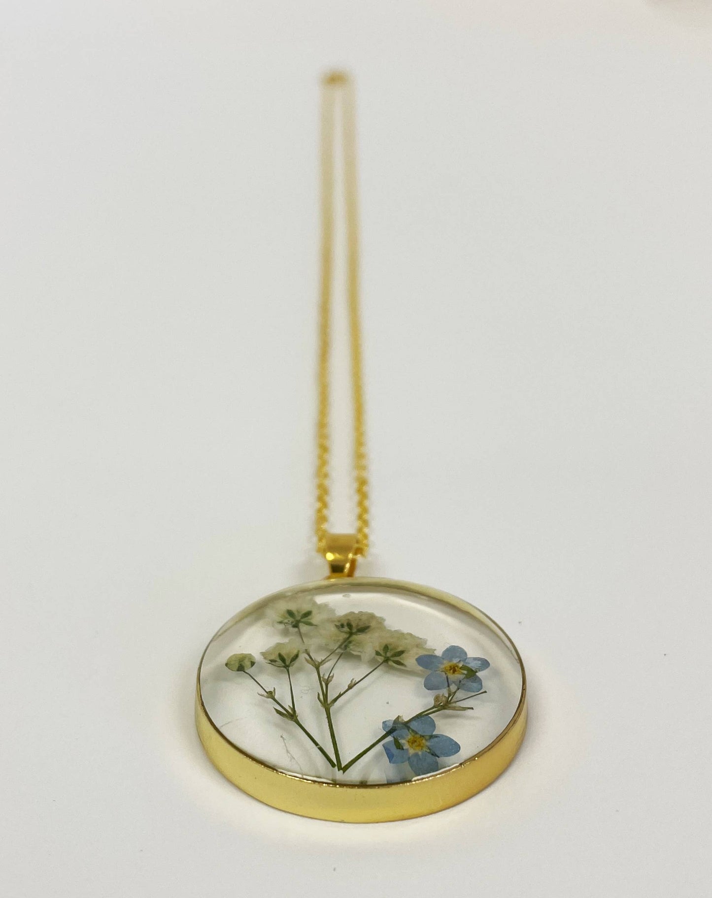 Pressed Flower Necklace - Made With Real Flowers