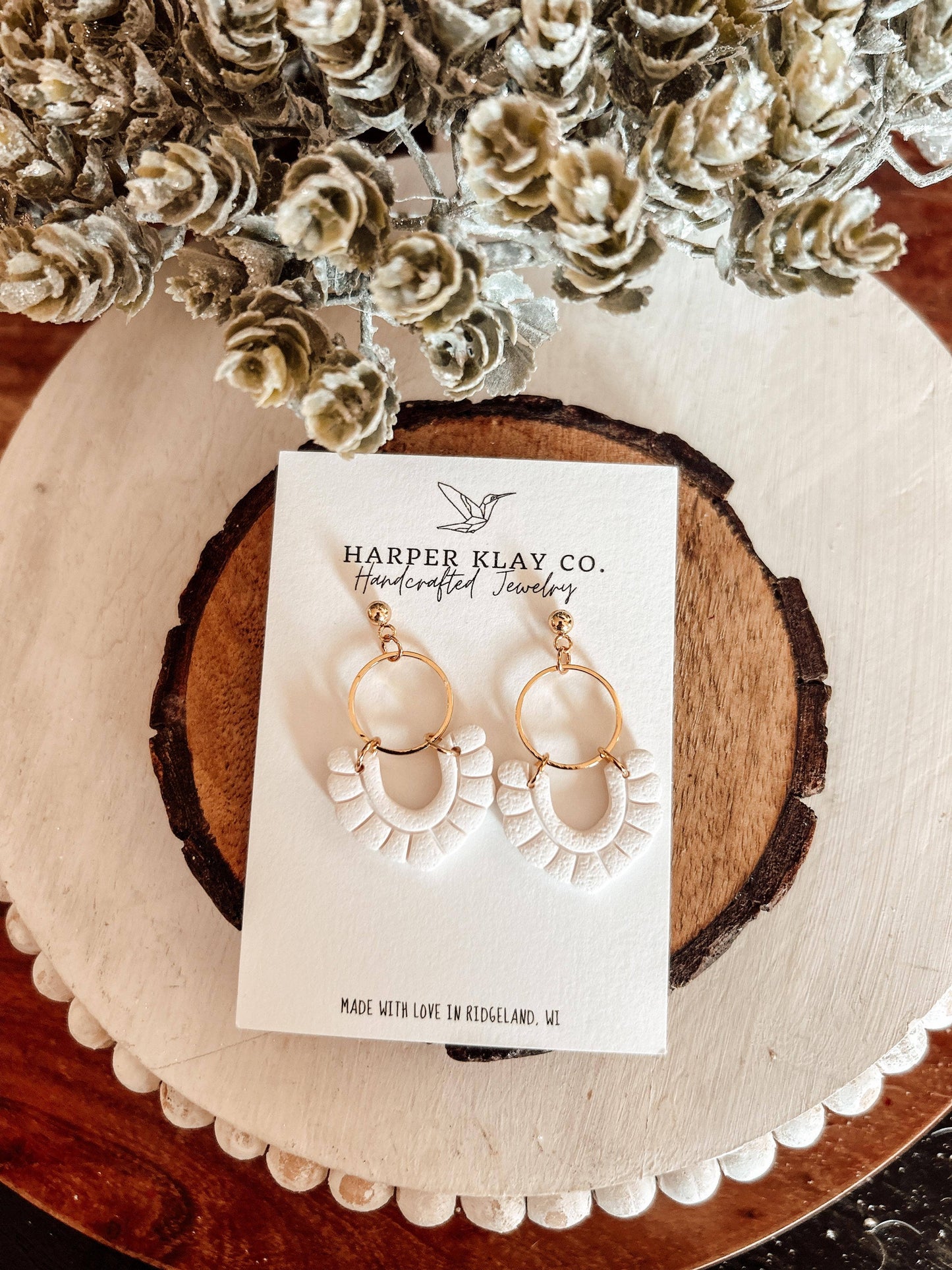 The Dixie Set- Polymer Clay Dangle Earrings