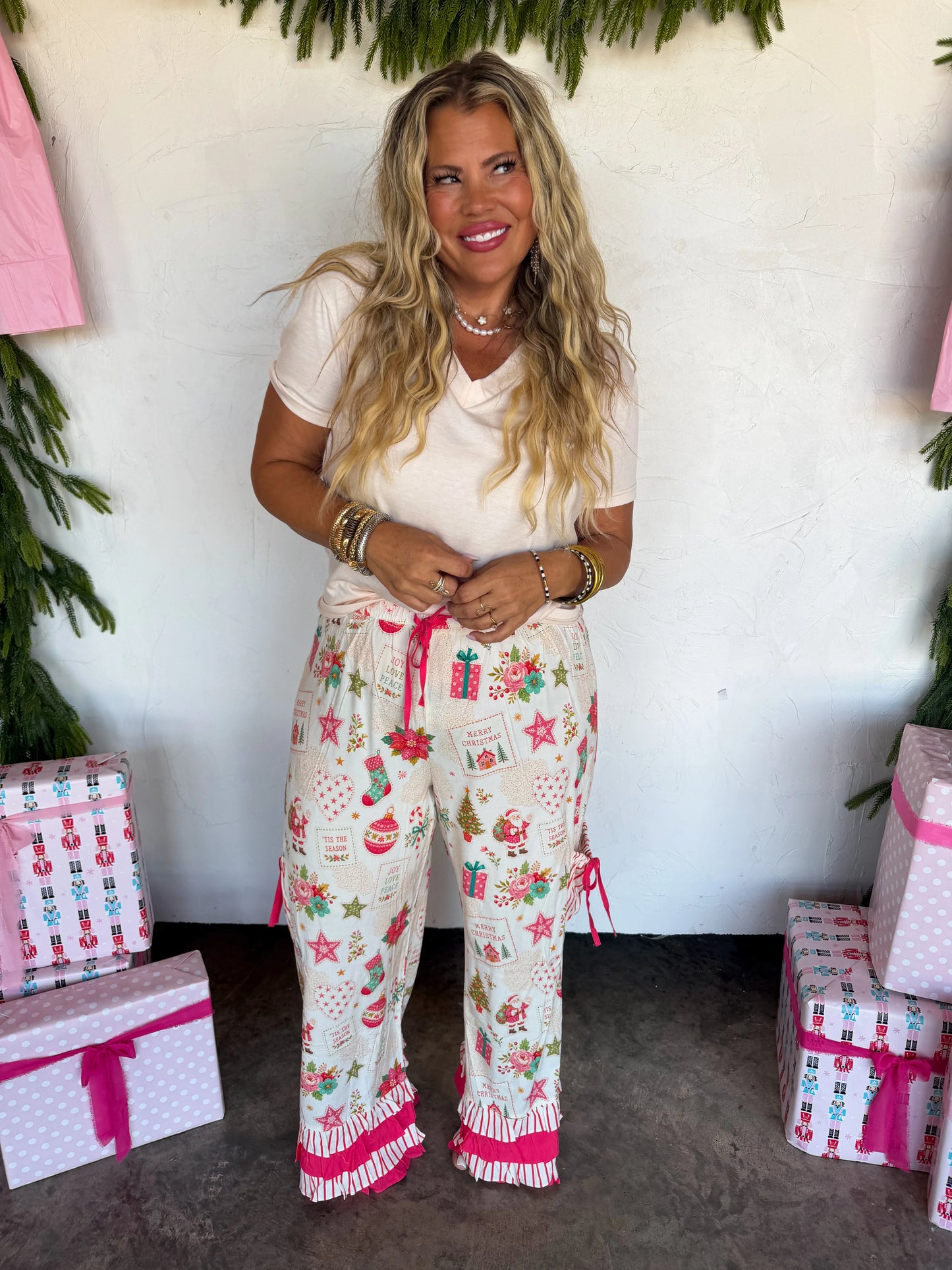-PREORDER- VINTAGE CHRISTMAS BLOOMER PANTS