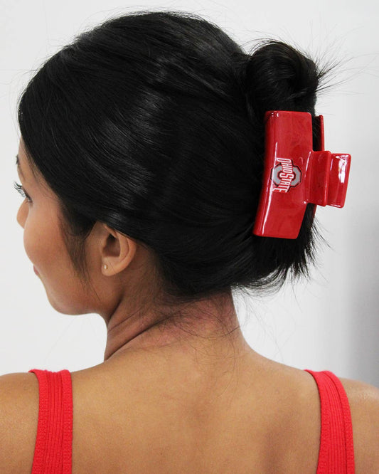Ohio State® Eco Scarlet Logo - Logo Claw Clip