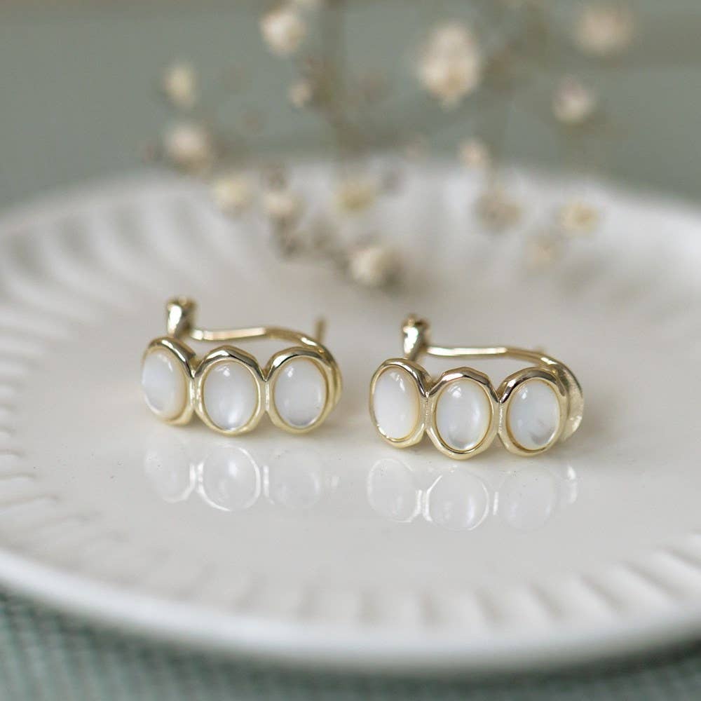 Essence Hoops-mother of pearl