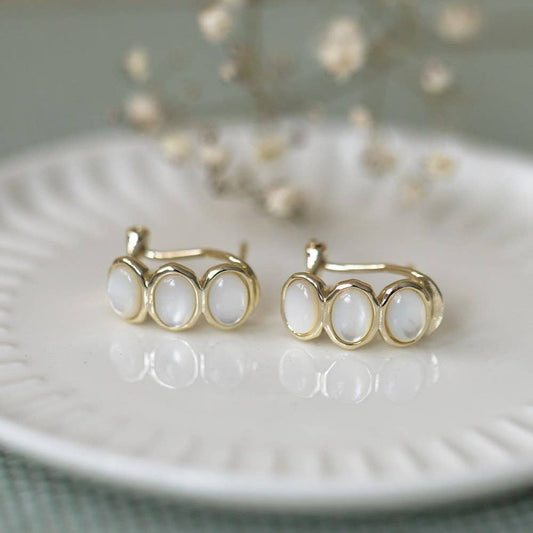 Essence Hoops-mother of pearl