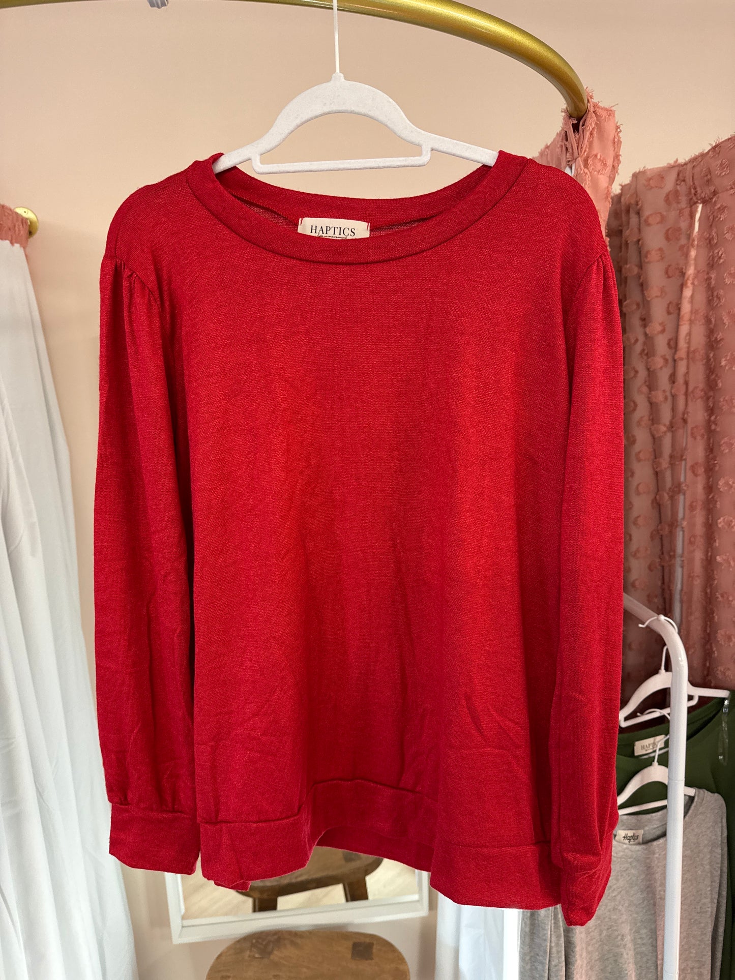 Soft Hacci Knit Top