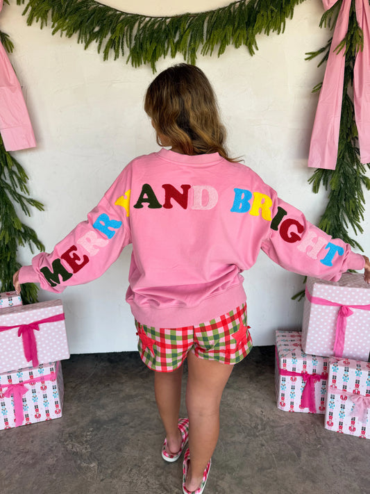 MERRY MESSAGE SWEATSHIRT