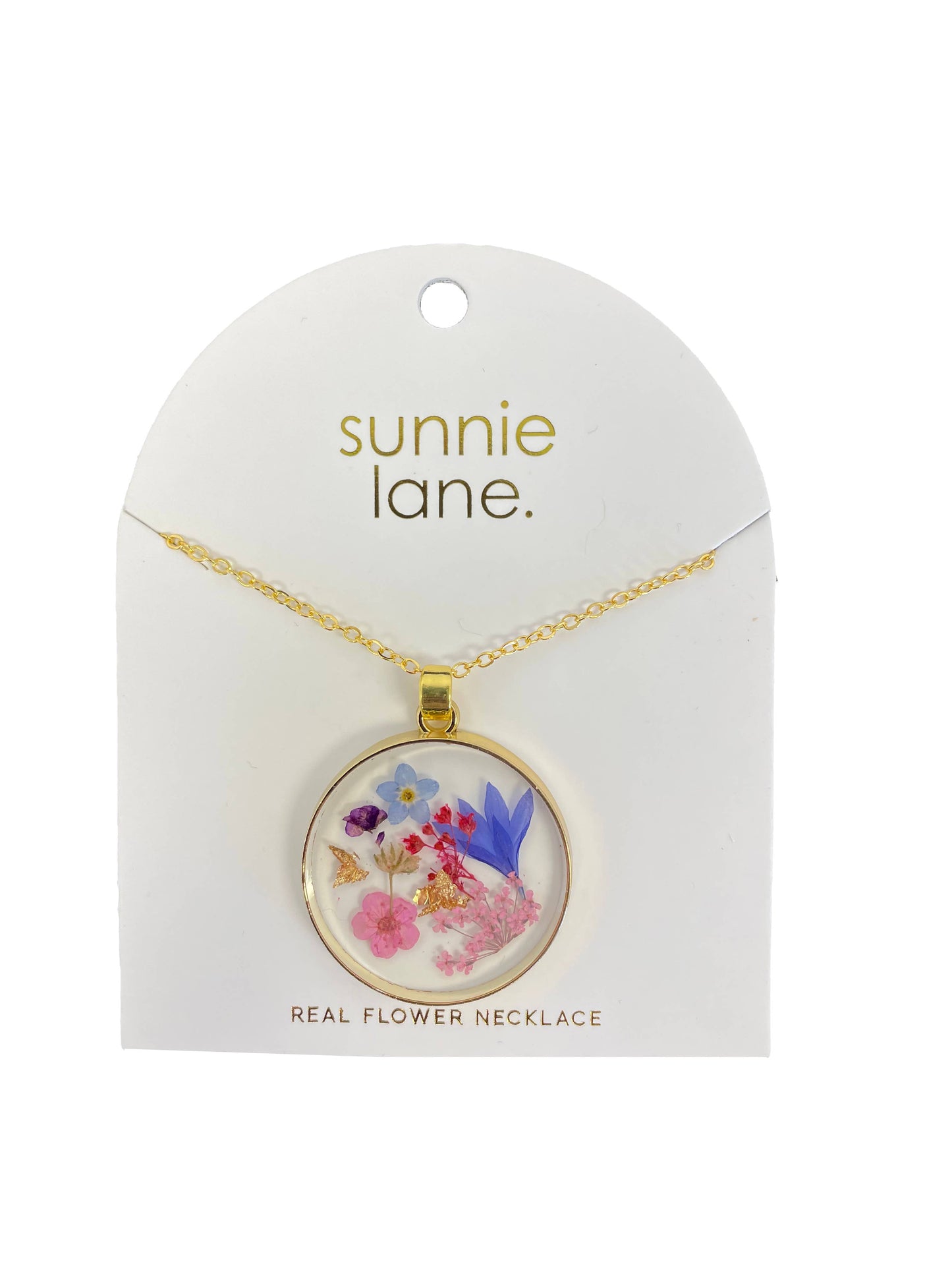 Pressed Flower Necklace - Made With Real Flowers