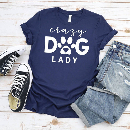 Crazy Dog Lady T-shirt
