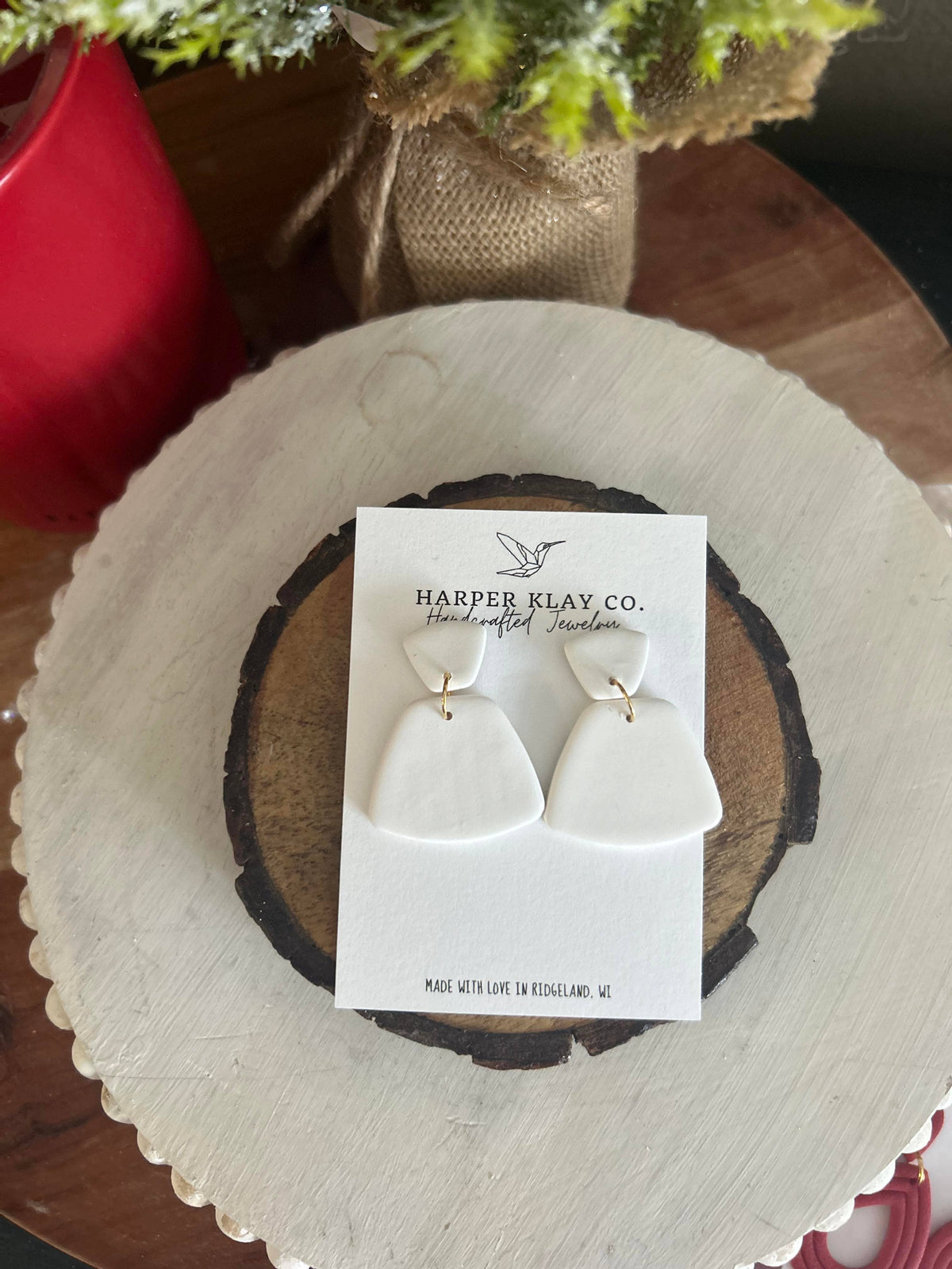 The Hadley Set- Polymer Clay Dangle Earrings