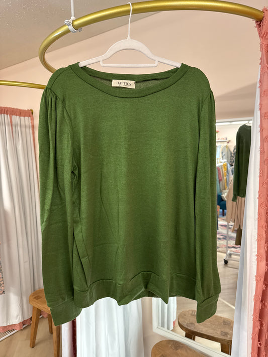 Soft Hacci Knit Top