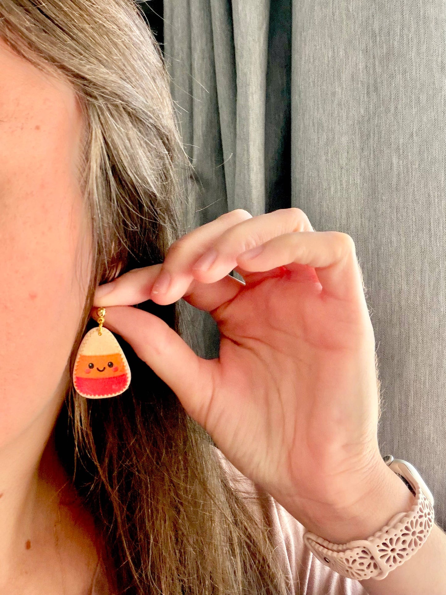 Candy Corn Earrings, Frankenstein Earrings, Ghost Earrings