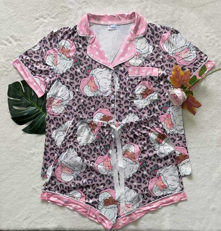 -PREORDER- Christmas PJ's / Button Down Short Set