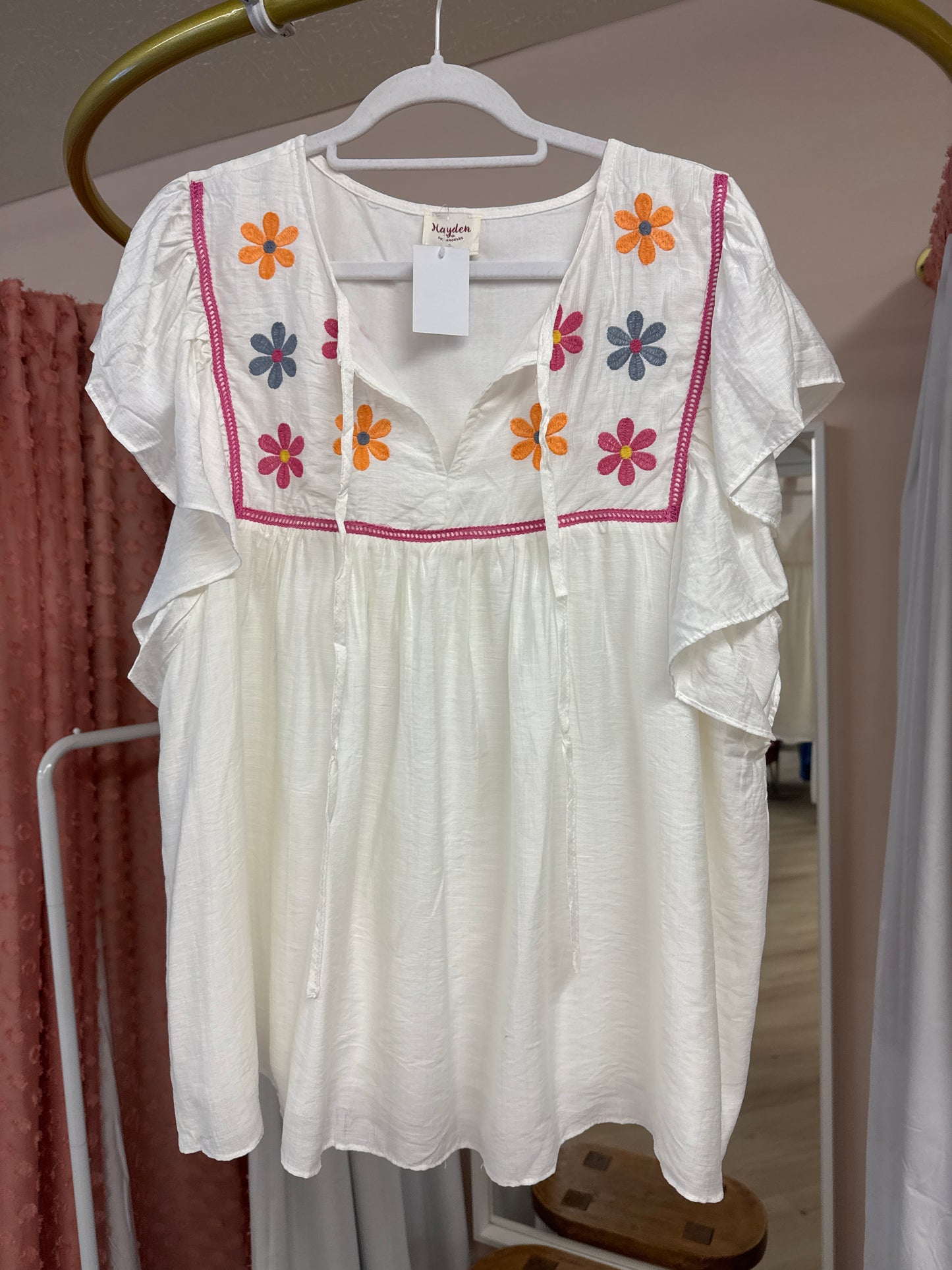 Hayden Floral Embroidered Top