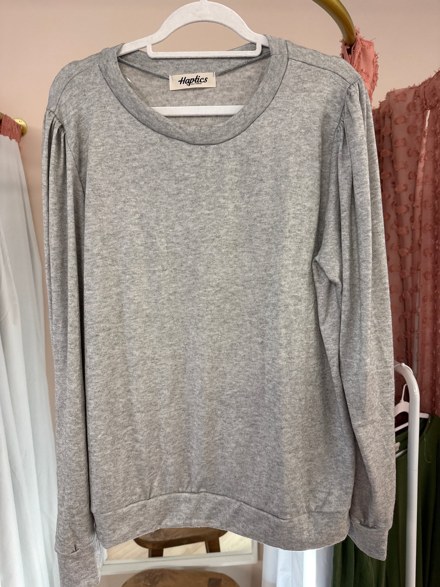 Soft Hacci Knit Top