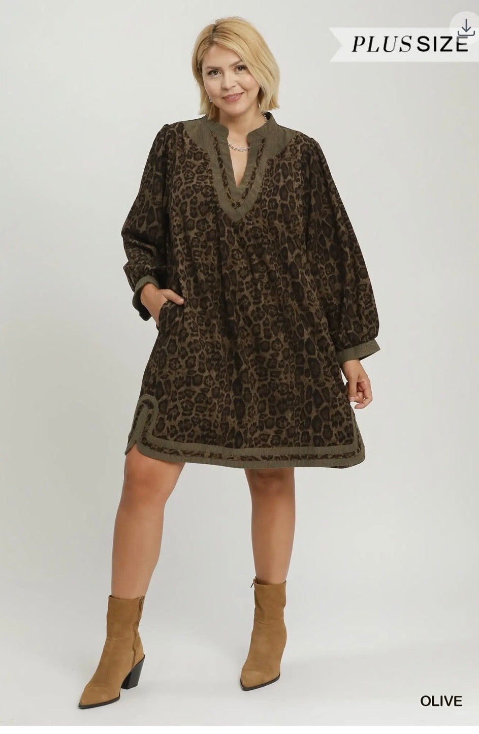 Umgee Leopard Dress