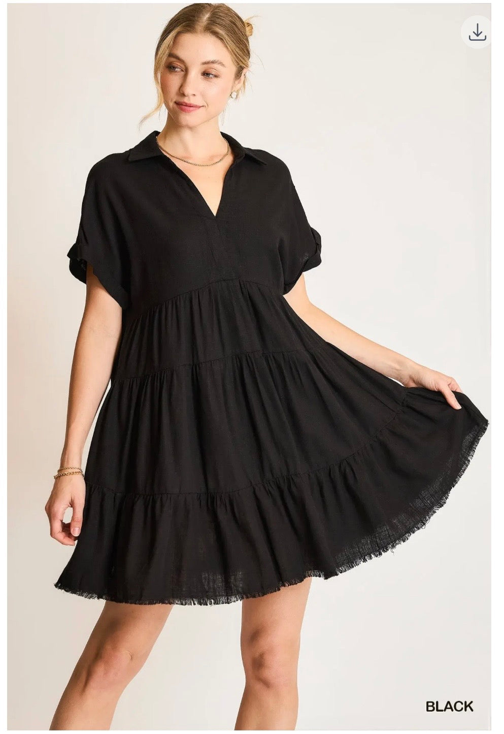 Black Swing Dress