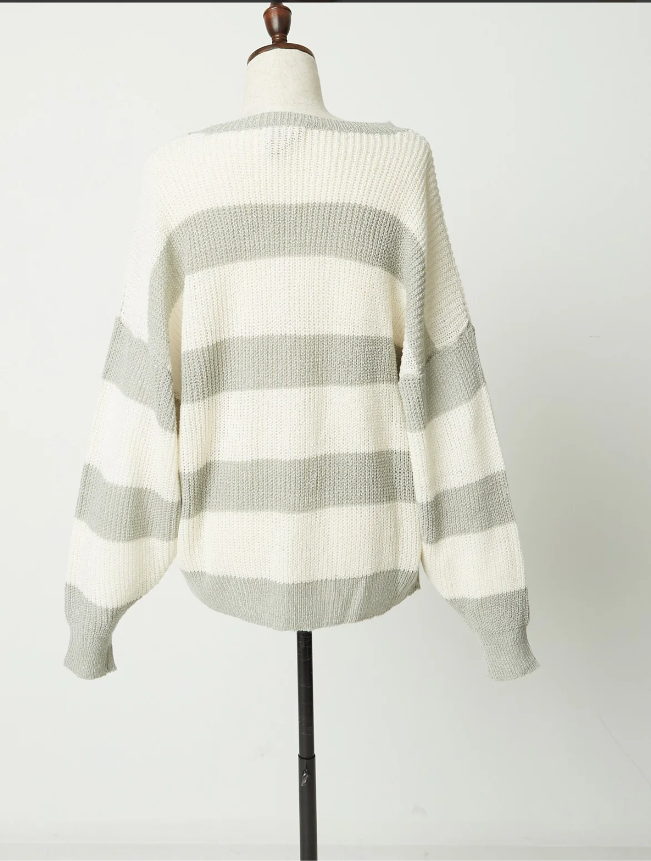 Striped Loose Knit Sweater