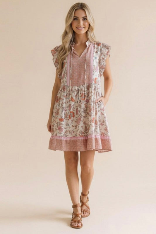Floral Dress with Pockets