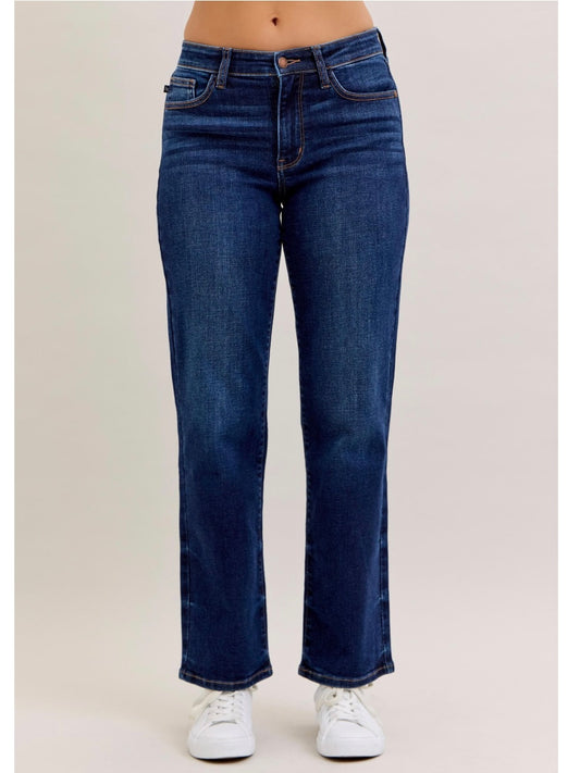Judy Blue Mid Rise Straight -Short 82679