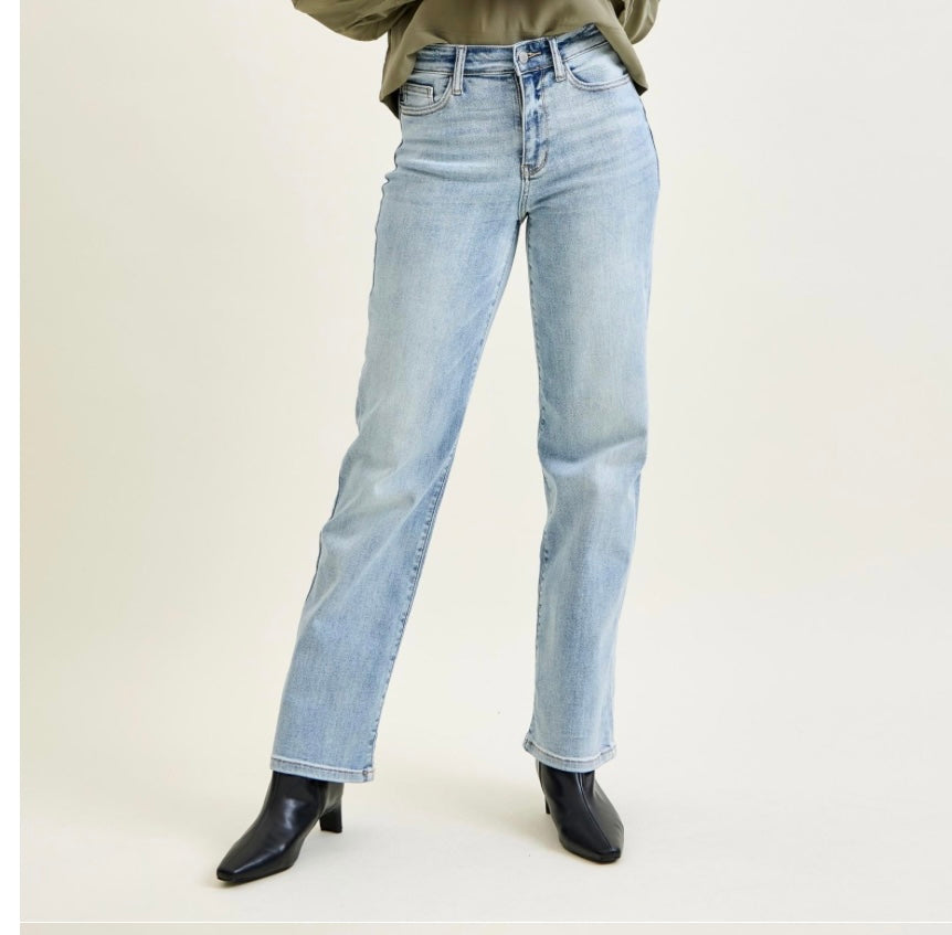 HW Judy Blue Straight Leg Denim 82501