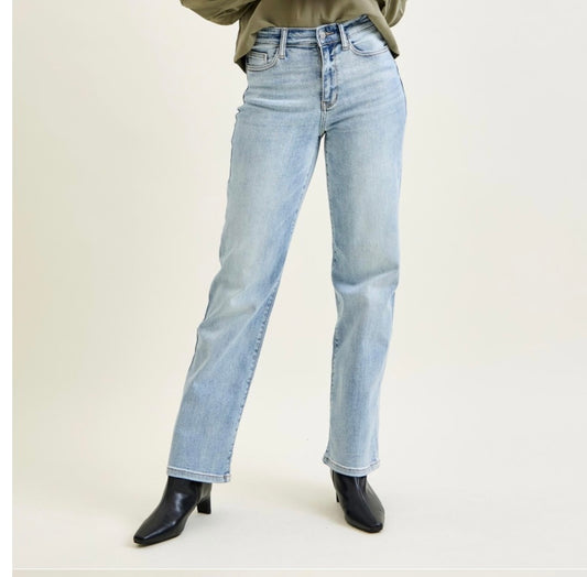 HW Judy Blue Straight Leg Denim 82501