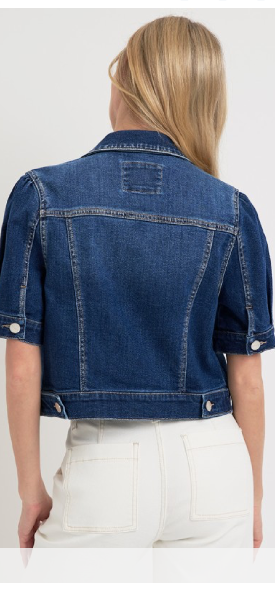 Short Sleeve Denim Jacket