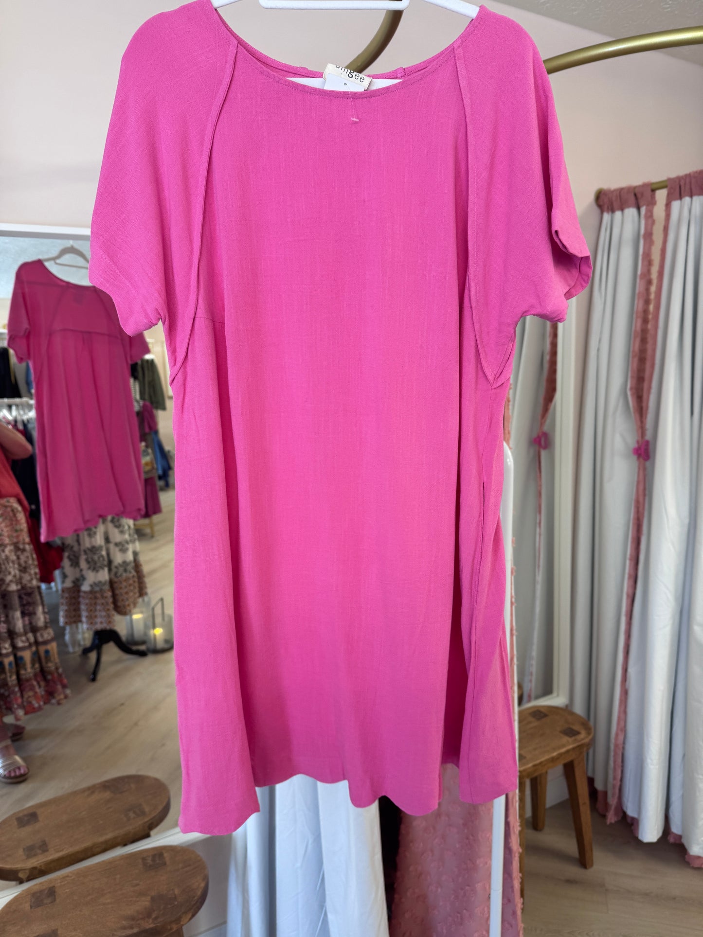 Pink Scalloped dress