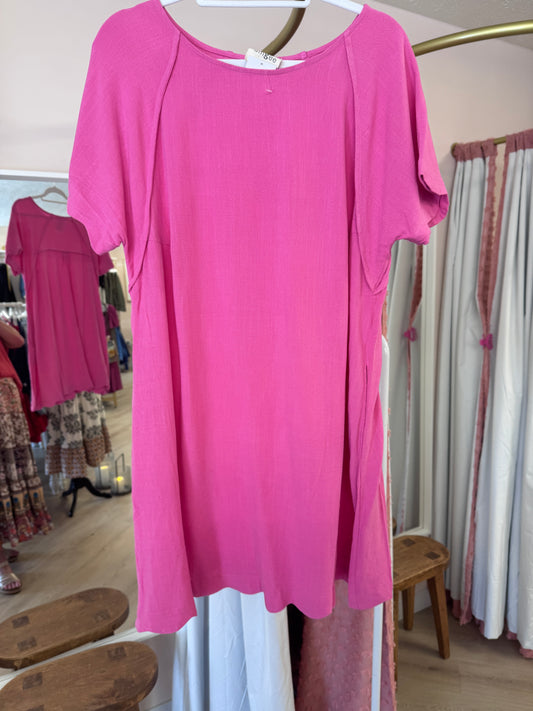 Pink Scalloped dress