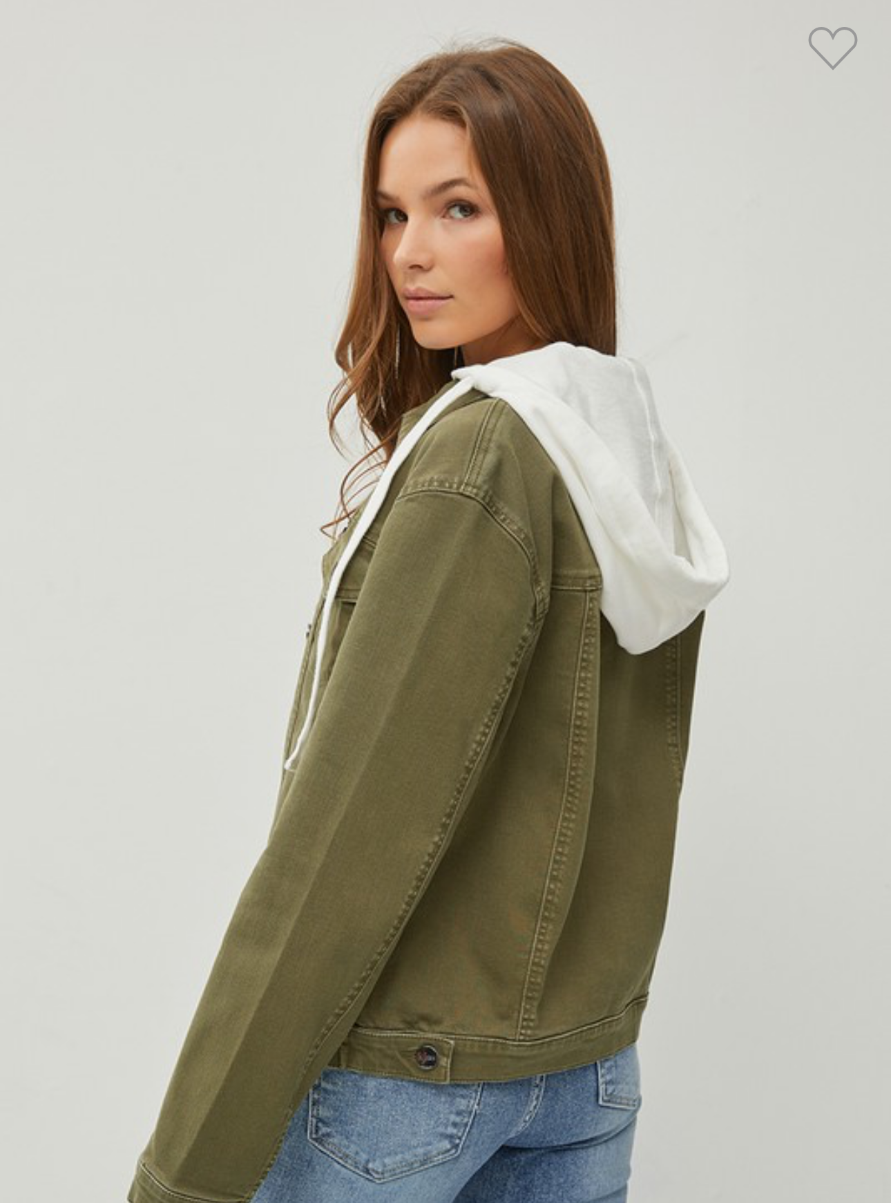 Moss Oversized w/ detachable Hood Jacket