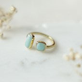Stone Sister Ring / Amazonite