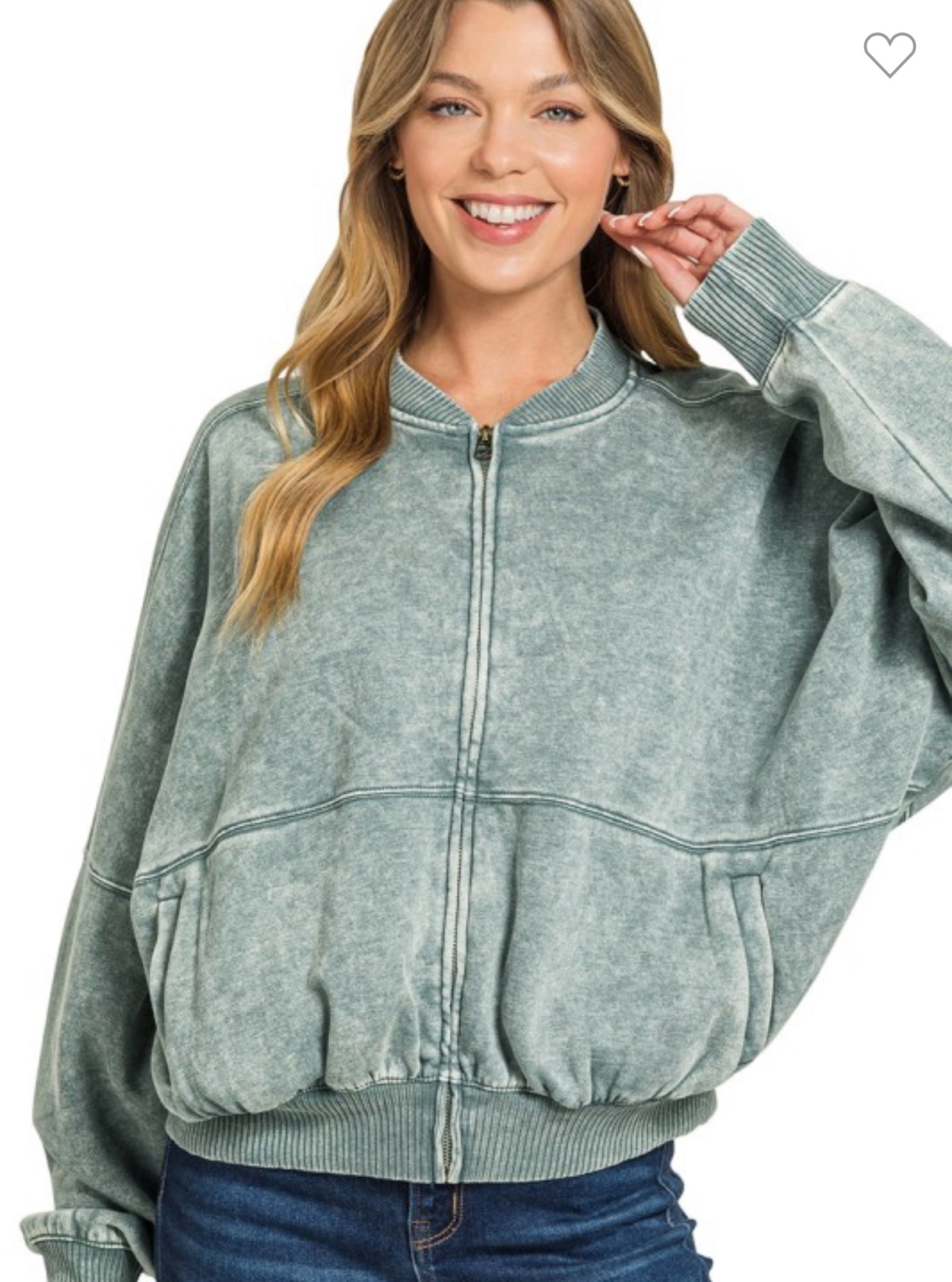 Ash Jade Bomber Jacket