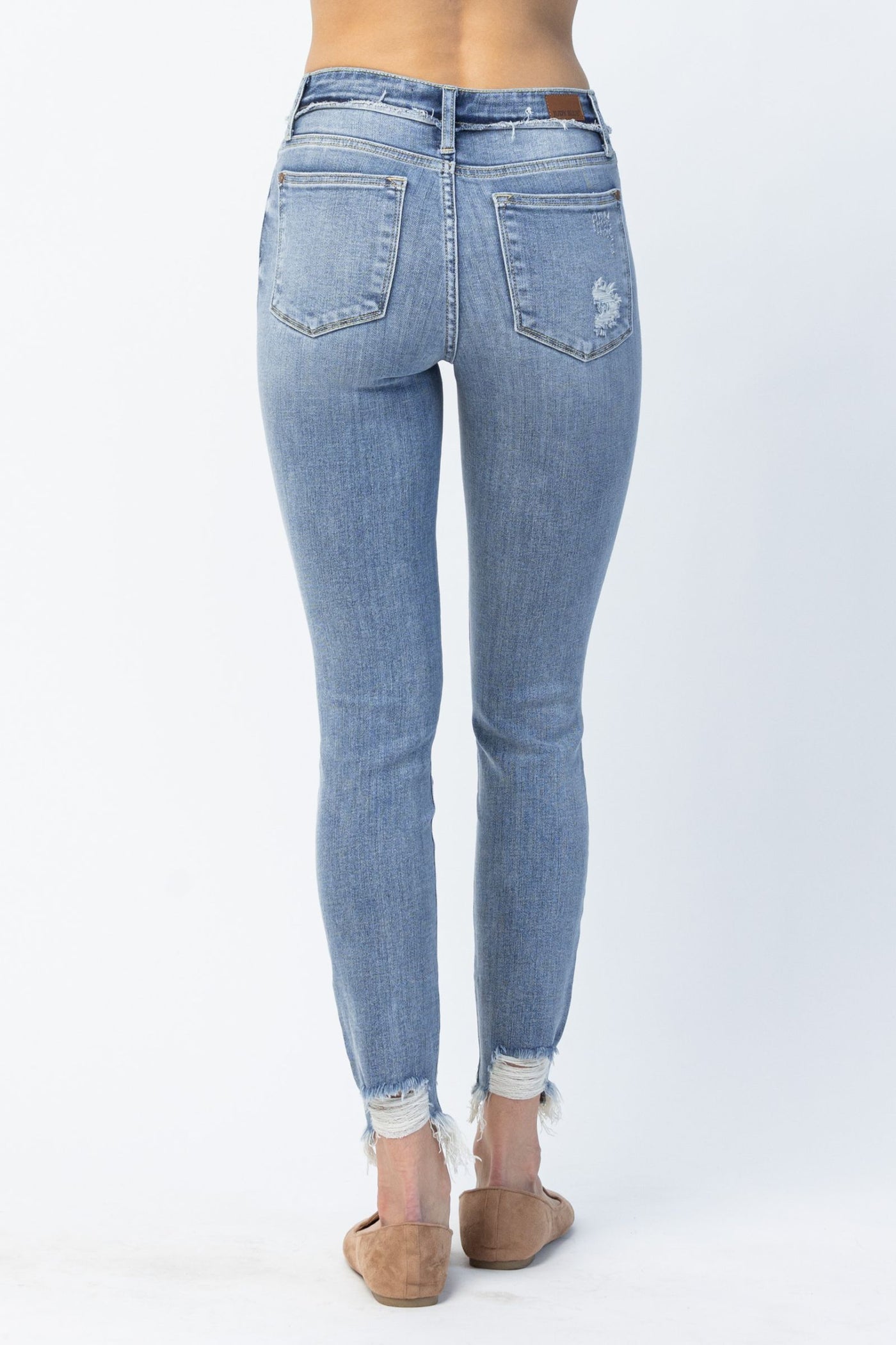 Judy Blue Mid Rise Released Waistband Skinny 82408 *FINAL SALE*