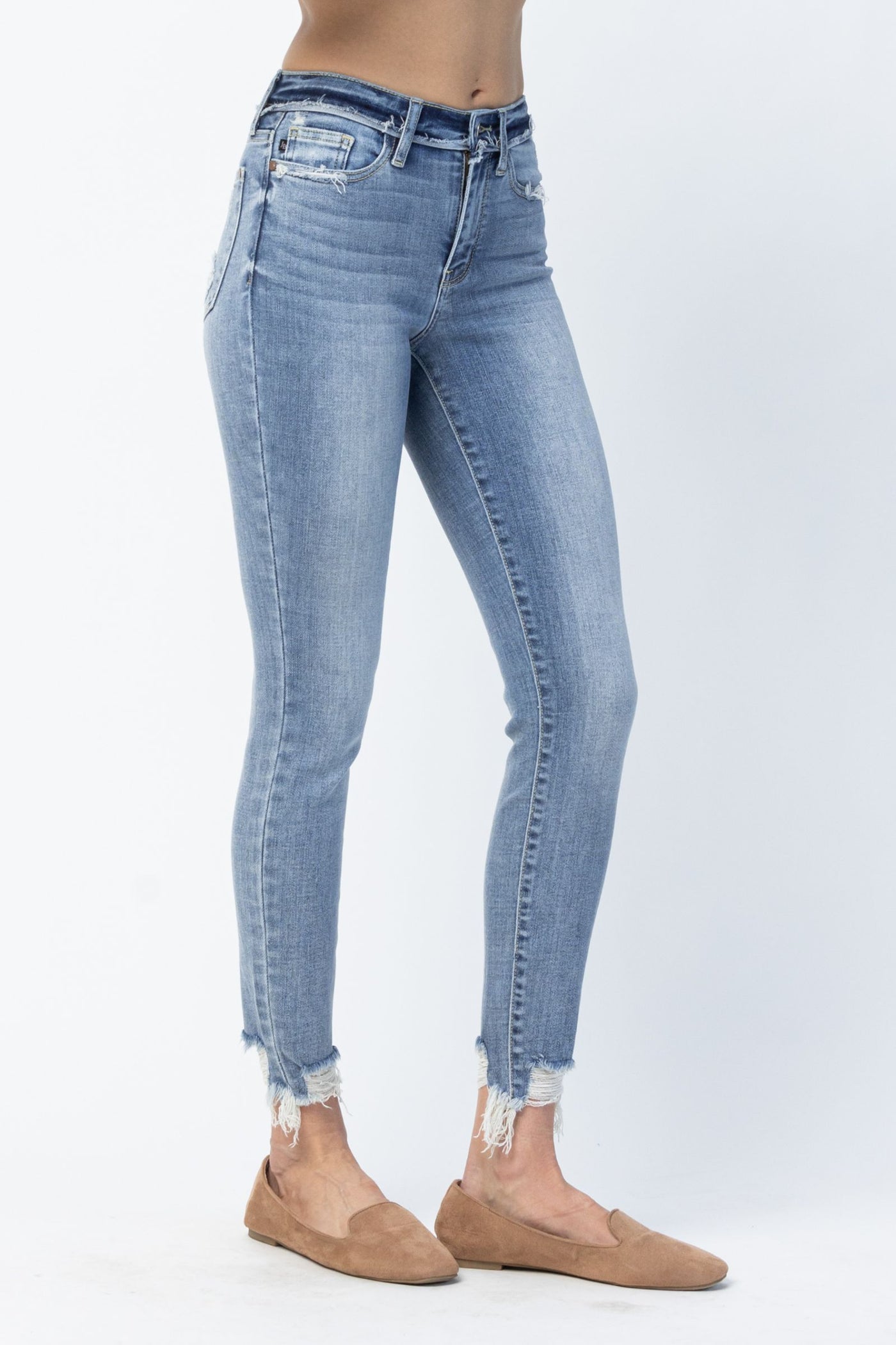 Judy Blue Mid Rise Released Waistband Skinny 82408 *FINAL SALE*