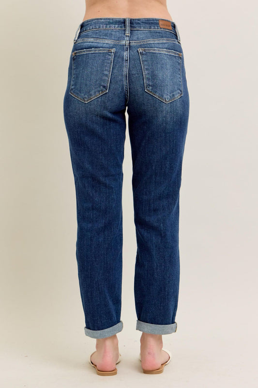 Judy Blue Midrise Cuffed Boyfriend 82368 *FINAL SALE*